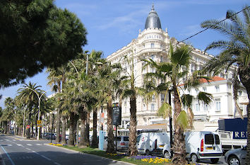 Boulevard de la Croisette in Cannes