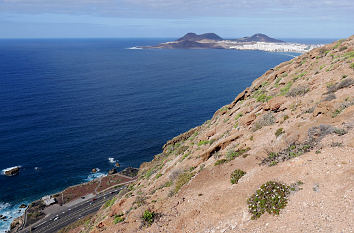 Blick nach La Isleta in Las Palmas de Gran Canaria