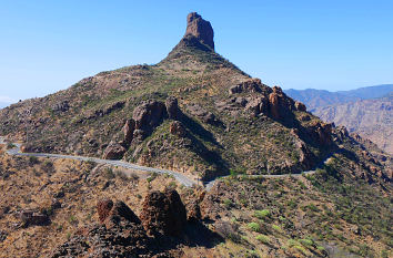 Roque Bentayga bei Tejeda auf Gran Canaria