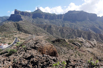 Caldera de Tejeda mit Roque Nublo auf Gran Canaria