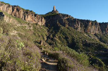Berglandschaft mit Roque Nublo auf Gran Canaria