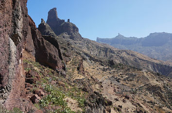 Berglandschaft Caldera de Tejeda auf auf Gran Canaria