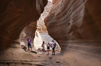 Auskolkungen Barranco de Anna Guerra