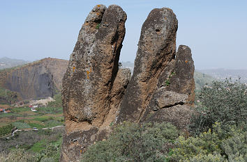 Landschaft Los Roquetes bei San Mateo auf Gran Canaria