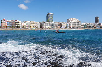 Riff am Playa de Las Canteras in Las Palmas de Gran Canaria