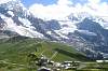 Kleine Scheidegg mit Blick zum Mönch und zur Jungfrau