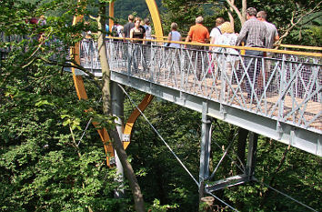 Besucher auf dem Baumkronenpfad Edersee