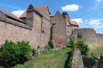 Vorburg und Hauptburg Burg Breuberg