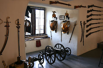 Waffen im Museum Burg Runkel