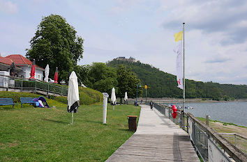 Promenade am Edersee bei Waldeck