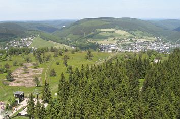 Blick vom Hochheideturm nach Willingen