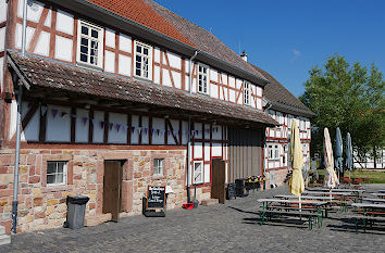Biergarten im Freilichtmuseum Hessenpark