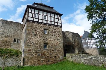 Burgeingang Vorburg Burg Herzberg
