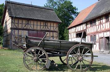 Dorfidylle im Freilichtmuseum Hessenpark