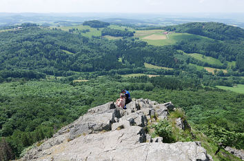 Blick von der Milseburg in die Rhön