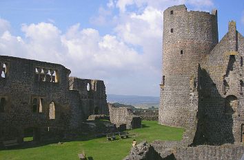 Burghof Burg Münzenberg