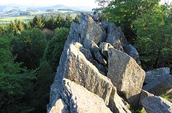 Kletterfelsen in der Rhön