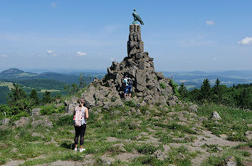 Fliegerdenkmal Vulkanschlot Wasserkuppe