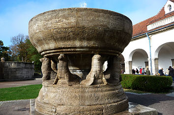 Brunnen im Sprudelhof Bad Nauheim