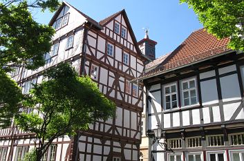 Marktstraße am Rathaus in Eschwege