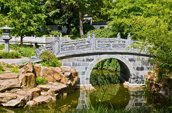 Brücke im Chinesischen Garten Frankfurt