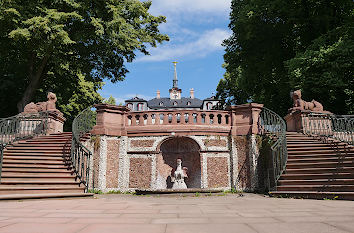 Freitreppe am Bolongaropalast in Frankfurt-Höchst