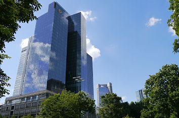 Wolkenkratzer im Bankenviertel Frankfurt am Main