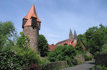 Stadtmauer mit Turm am Bad in Fritzlar