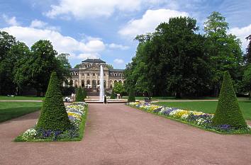 Fulda: Schlossgarten mit Blick zur Orangerie