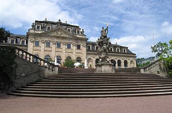 Schloss Fulda: Freitreppe zur Orangerie