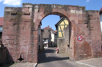 Stadtviertel an der Kaiserpfalz in Gelnhausen