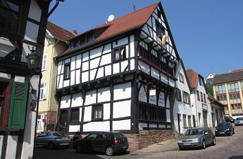 Gotisches Fachwerkhaus in Gelnhausen