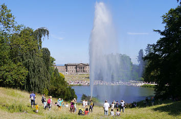 Große Fontäne und Schloss Wilhelmshöhe