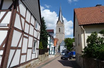 Ascher mit Nikolaikirchturm in Korbach