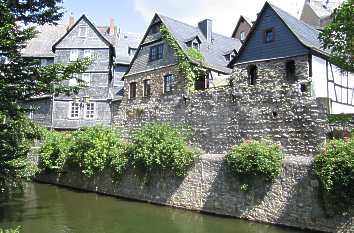 Stadtmauer am Mühlgraben in Wetzlar