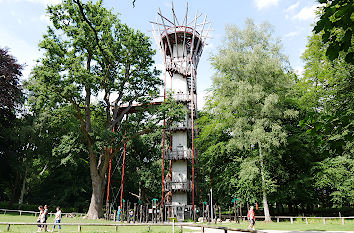 Aussichtsturm Baumkronenpfad Ivenacker Eichen