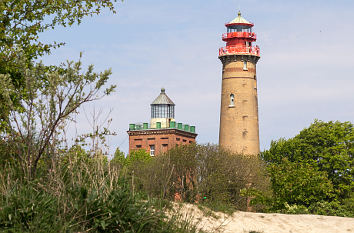 Blick auf die Leuchttürme am Kap Arkona