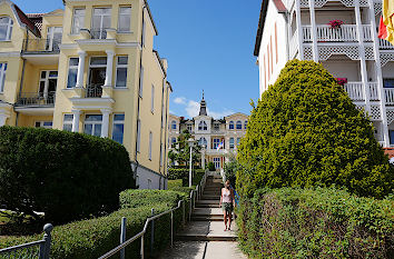 Fußweg im Ostseebad Bansin