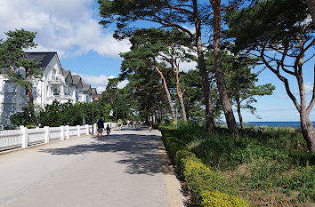 Strandpromenade Heringsdorf mit Blick zur Ostsee