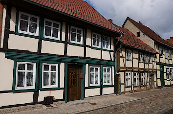 Fachwerkhäuser Schusterstraße in Grabow