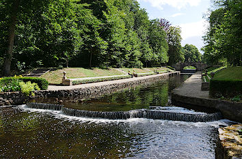 Mönch am Ludwigsluster Kanal Schlosspark Ludwigslust