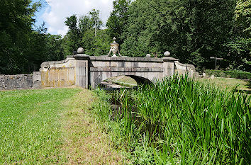 Brücke Ludwigsluster Kanal am Schloss Ludwigslust