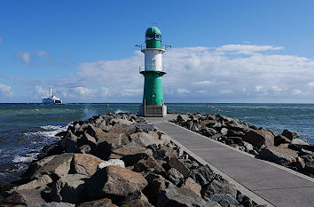 Leuchtturm Hafenmole Warnemünde