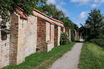 Stadtmauer Rostock und Karl-Planeth-Weg