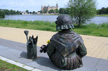 Denkmal Bertha Klingberg in Schwerin