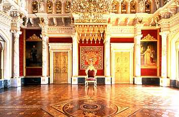 Thronsaal im Schlossmuseum Schloss Schwerin