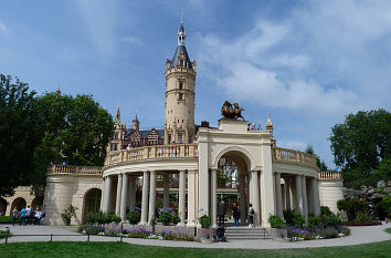 Rückseite Schloss Schwerin