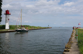 Hafeneinfahrt am Strandbad Ueckermünde