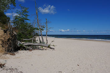 Strand am Langen Berg auf Usedom