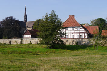 Blick auf Kloster Loccum